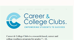 Desktop Screenshot of careerandcollegeclubs.org