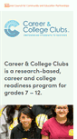 Mobile Screenshot of careerandcollegeclubs.org